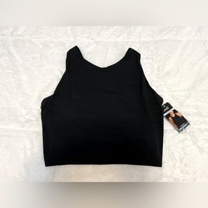 Avia Cropped Tank with Built-In Sports Bra